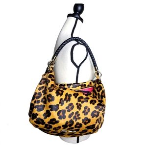 ELAINE TURNER "Stella" Calf-hair, Hobo Bag